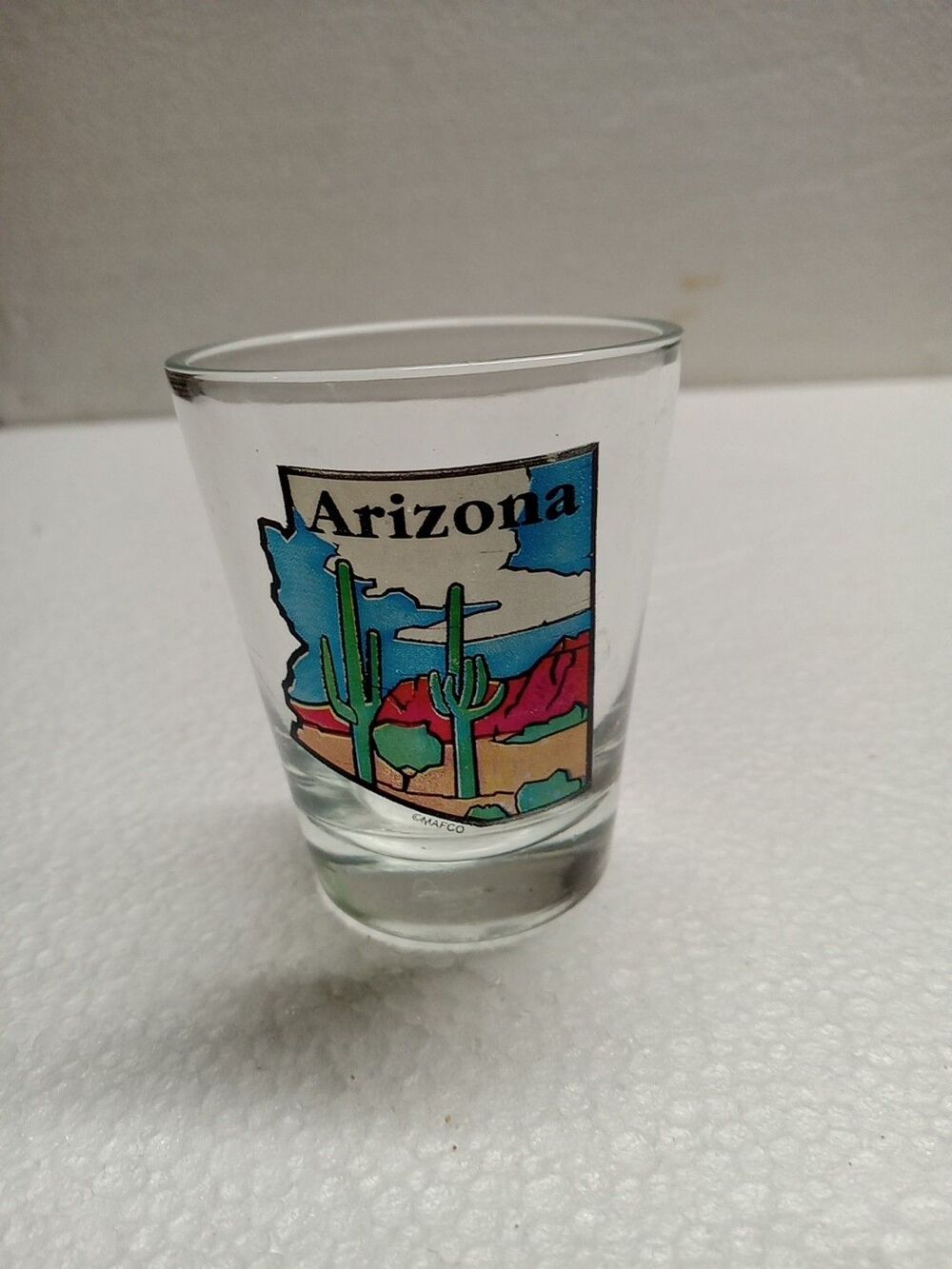 Arizona Shotglass Sonoran Desert Cactus Saguaro Copper State Grand Canyon